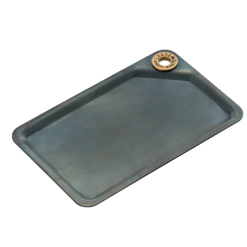 LOGOS/ロゴス  鉄の職人 コテッパン  錆に強いハードテンパー加工済みの小さな鉄板 メスキットにぴったり収納サイズでグリルアタッシュミニに収納も可能
