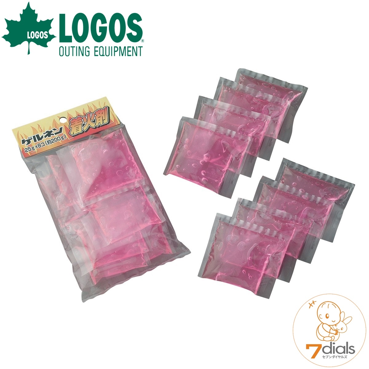 LOGOS/ロゴス ゲルネンミニパック 8袋入り 着火剤