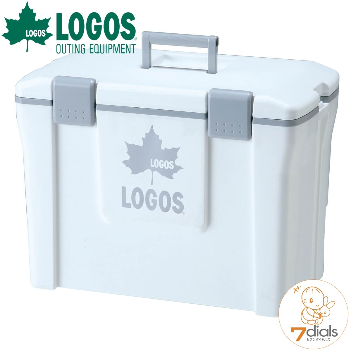 LOGOS/ロゴス アクションクーラー25 ホワイト  クーラーボックス 底部分に水抜き栓があり排水便利 蓋も外せて簡単に洗える