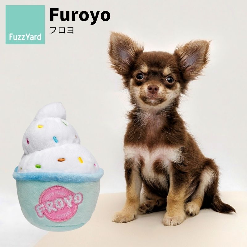 FuzzYard/ファズヤード Furoyo フロヨ 犬猫用おもちゃ パロディグッズ プラッシュトイ 洗濯丸洗い可能 ノンアレルゲン加工