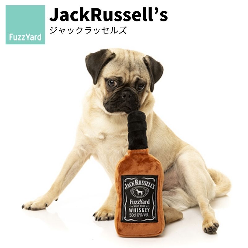 FuzzYard/ファズヤード Jack Russell's ジャックラッセルズ 犬猫用おもちゃ パロディグッズ プラッシュトイ 洗濯丸洗い可能 ノンアレルゲン加工