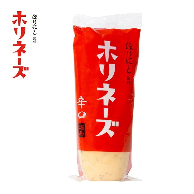 ほりにし監修 ホリネーズ辛口 内容量210g アウトドアスパイス ほりにし辛口をベースに旨味と辛味の最適なバランスを追求したマヨネーズ