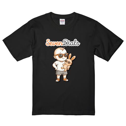7dials プチワイルドレーベル SevenDials ビッグキャラ プレミアムTシャツ