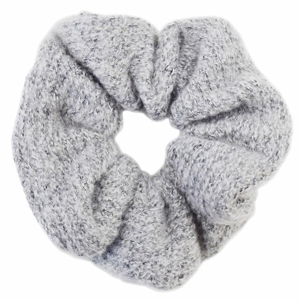 シュシュ ニット 大きめ ボリューム ヘアアクセサリー シンプル 大人