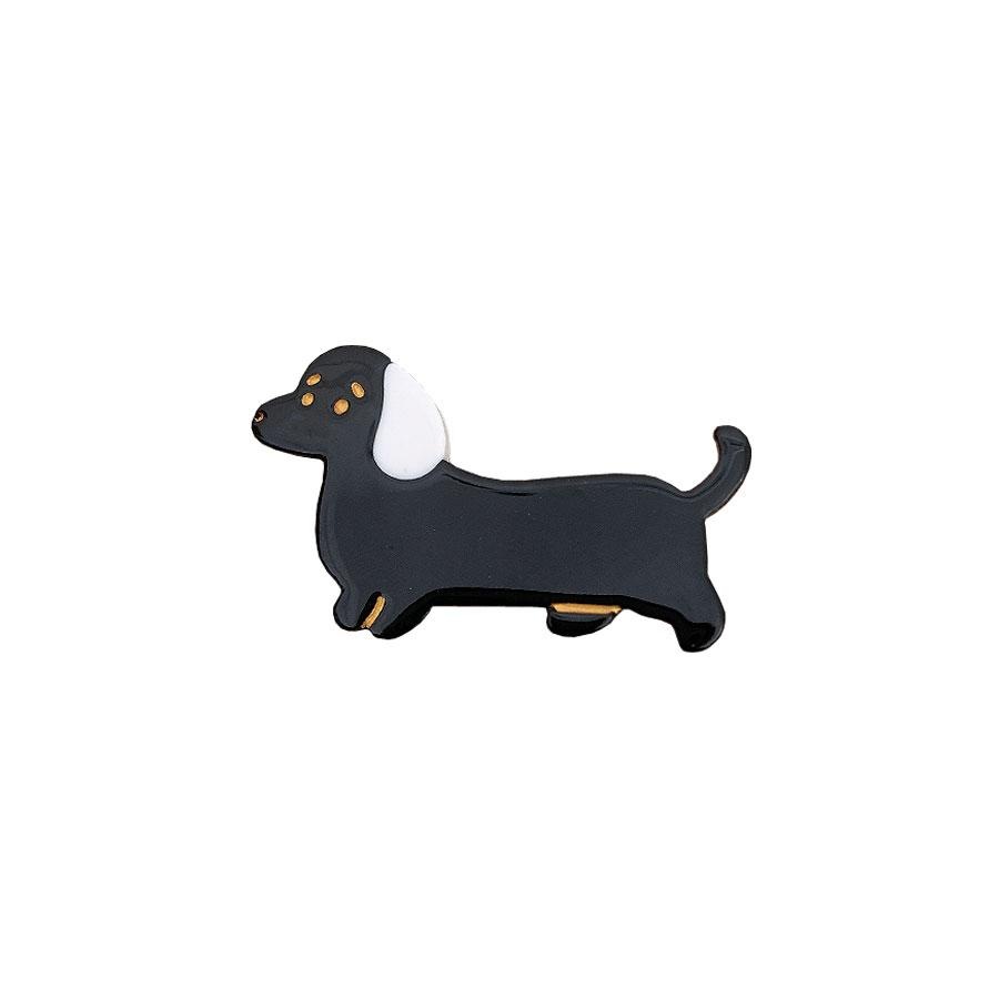 ヘアクリップ ミニ 小さめ 犬 動物 アニマル 前髪クリップ レディース