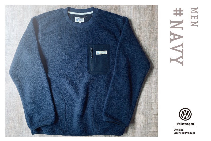 【MEN】VWボアフリースプルオーバー T1 BUS