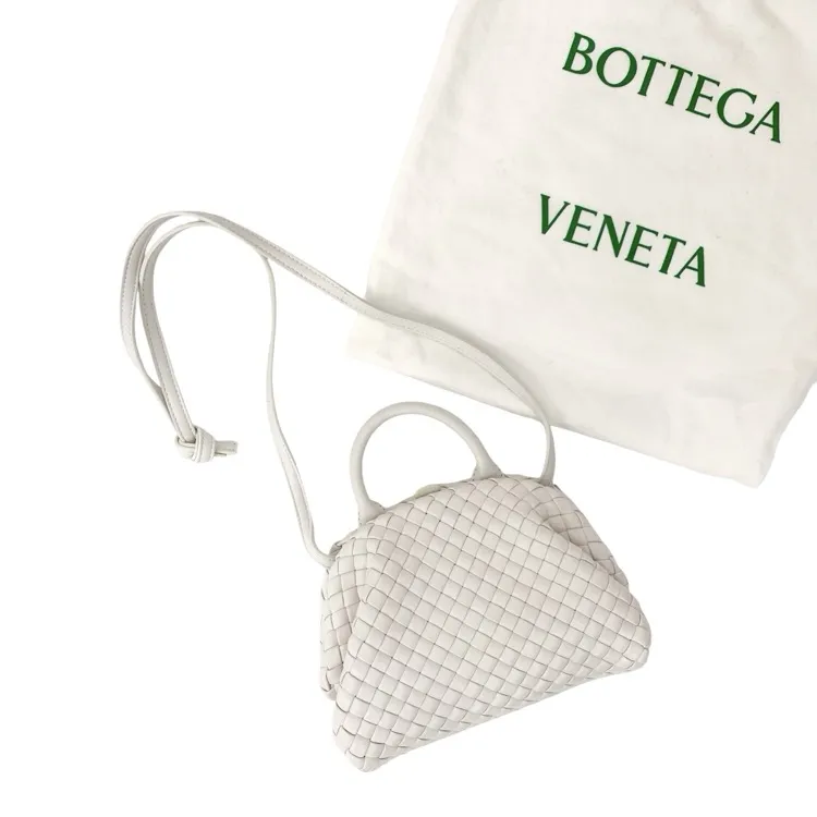 BOTTEGA VENETA ボッテガヴェネタ ミニハンドル ハンドバッグ イントレチャート ショルダーストラップ付