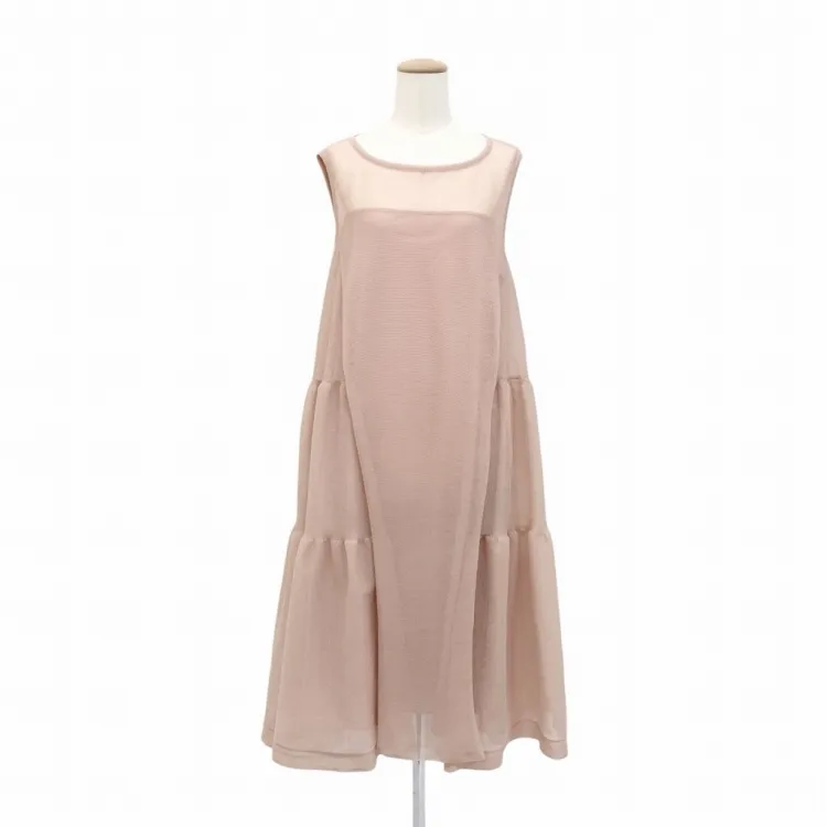FOXEY フォクシー エアリーニット ドレス ワンピース フレンチローズ 42 45164-NSOOY