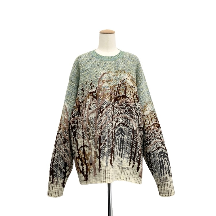 Mame Kurogouchi マメクロゴウチ Winter Knitted Pullover 四季ニット 冬 セーター 2 MM22FW-KN006