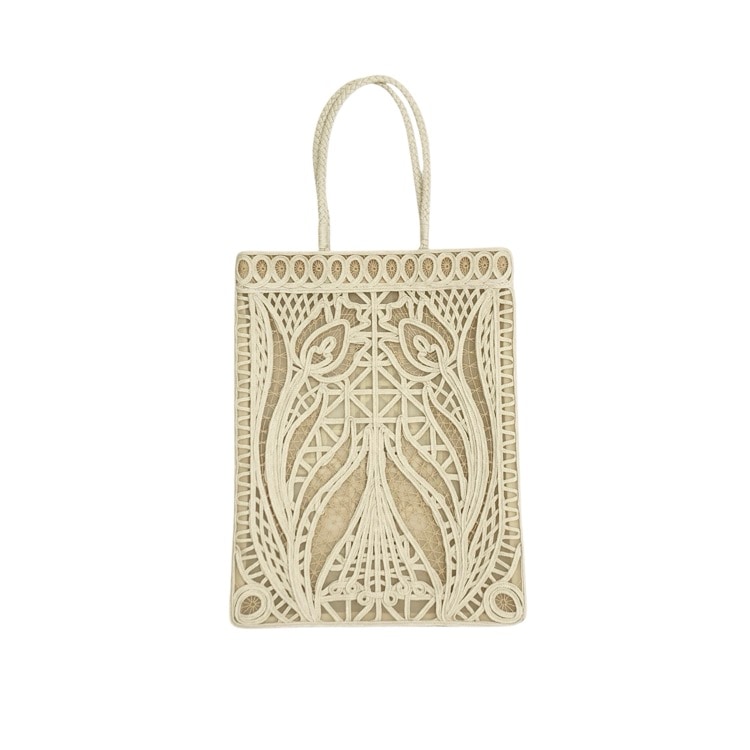 Mame Kurogouchi マメクロゴウチ Cording Embroidery Tote Bag コード刺繍トート バッグ MM14-AC403PF