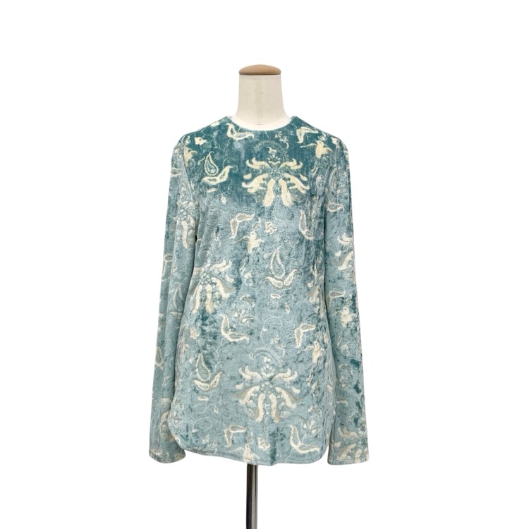 Mame Kurogouchi マメクロゴウチ STUDIOS別注 Velour Jersey Top ベロアカットソー 3 MM25FW-JS511