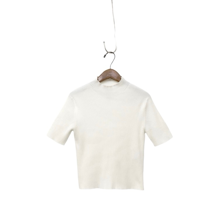 CFCL シーエフシーエル PORTRAIT MOCKNECK SHORT SLEEVE TOP モックネックカットソー F CF008KN108