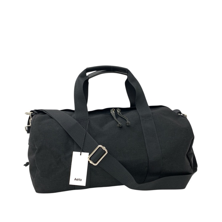 Aeta アエタ BOSTON M ナイロンボストンバッグ ブラック NY05