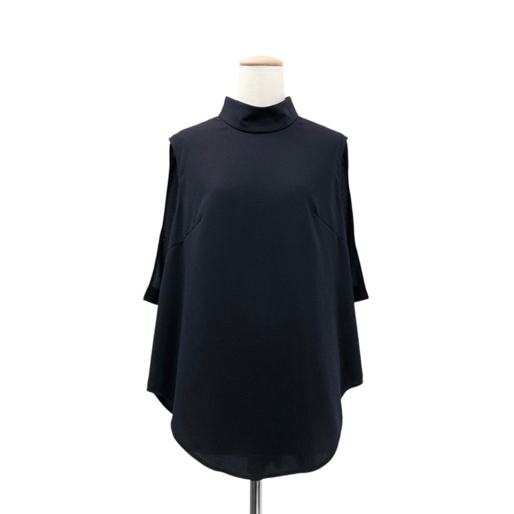 ENFOLD エンフォルド STAND-NECK HIDDEN-ARM TANK-TOP スタンドネックトップス ブラウス 38 300HA130-0210