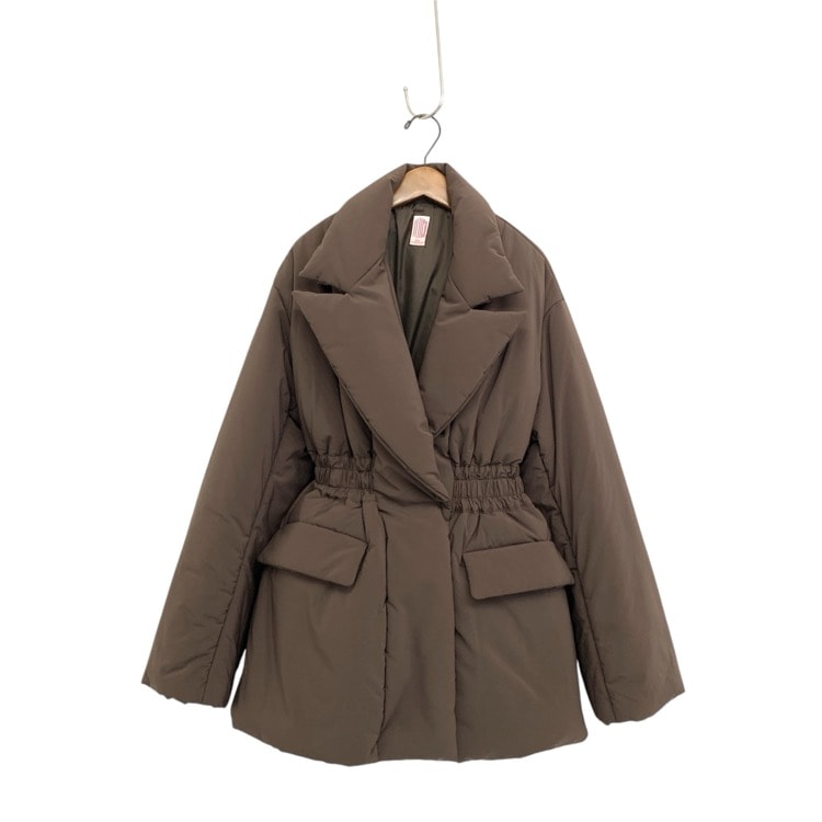 FETICO フェティコ NYLON PUFFER JACKET ナイロンパファージャケット 中綿コート ブラウン 1 FTC234-0303