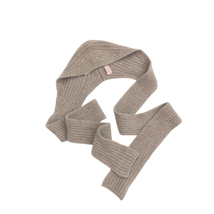 FETICO フェティコ WOOL CASHMERE KNIT HOODED SCARF カシミヤフーディースカーフ マフラー FTC234-2001