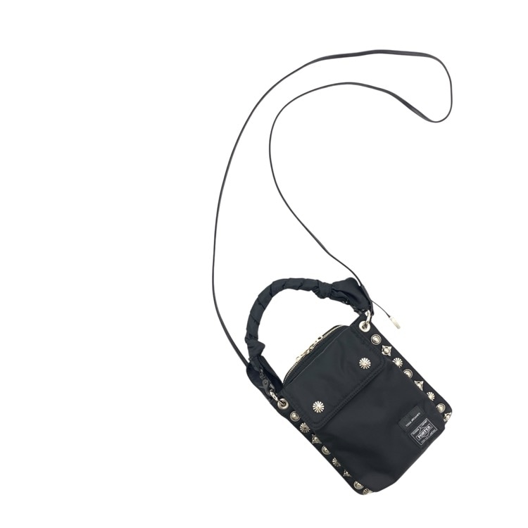 TOGA×PORTER トーガ SHOULDER POUCH ポーターコラボ 2WAYショルダーポーチ バッグ ブラック 390-19827