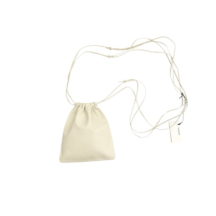 Aeta×AURALEE アエタ LEATHER SQUARE STRING POUCH カウレザー ショルダーポーチバッグ A23AB03AE