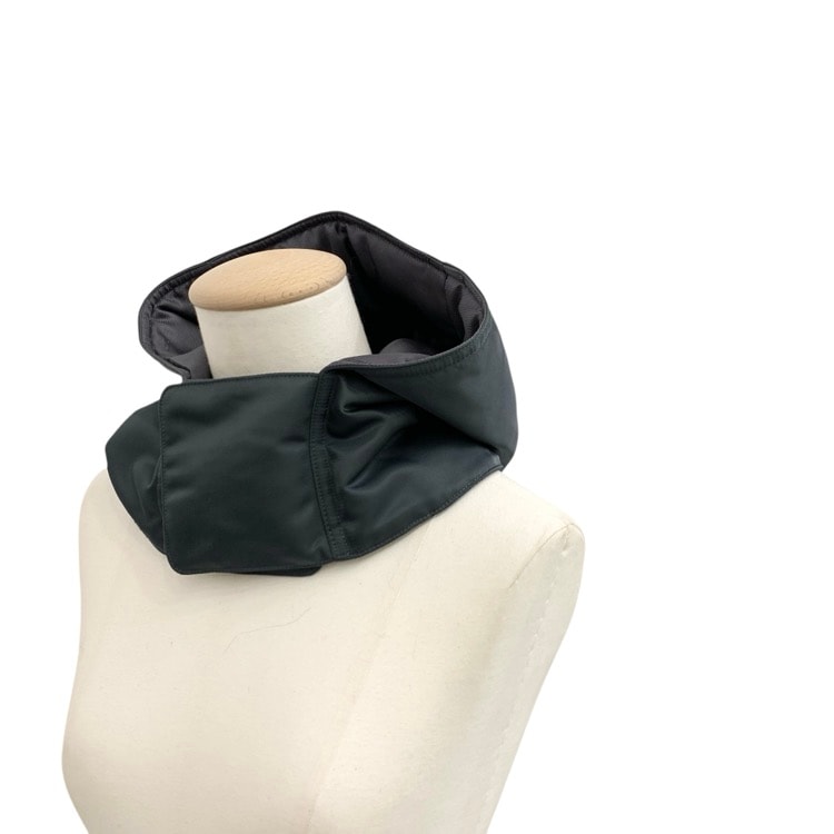 seya. セヤ SILK LINING QUILTED HOODIE シルクライニング キルトフーディー SEASON #09 ブルーグレー F YL10079F14