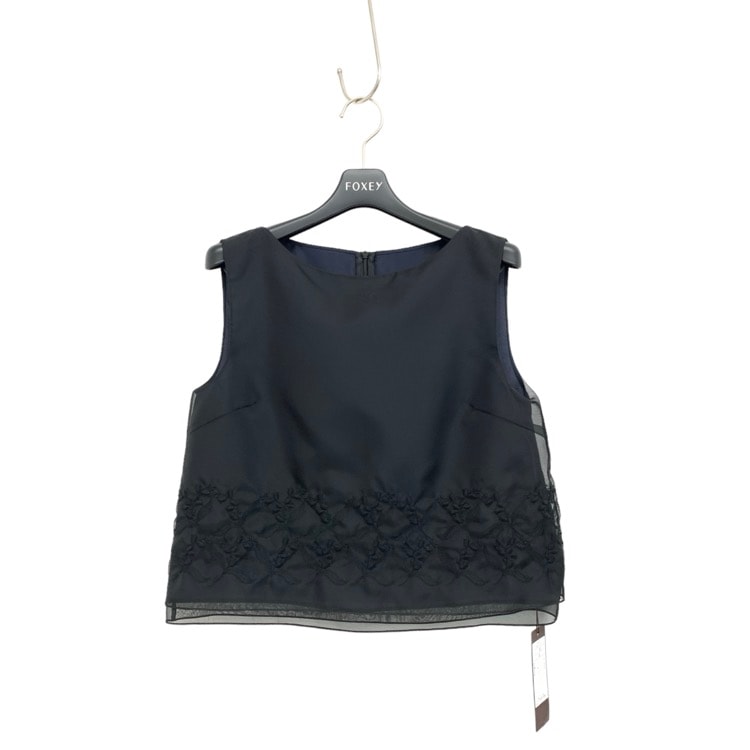 FOXEY 2024SS フォクシー ブラウス Suzurzn ブラックブラック ポリエステル 38 44678ABOE