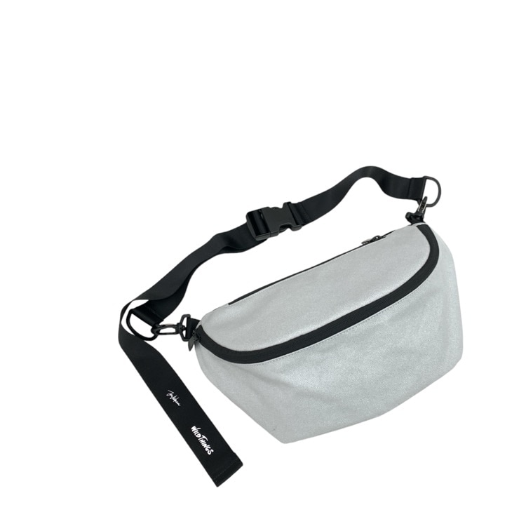 未使用品 JUN MIKAMI×WILD THINGS ジュンミカミ ワイルドシングスコラボ 別注 POUCH BAG ウエストバッグ ポーチバッグ シルバー