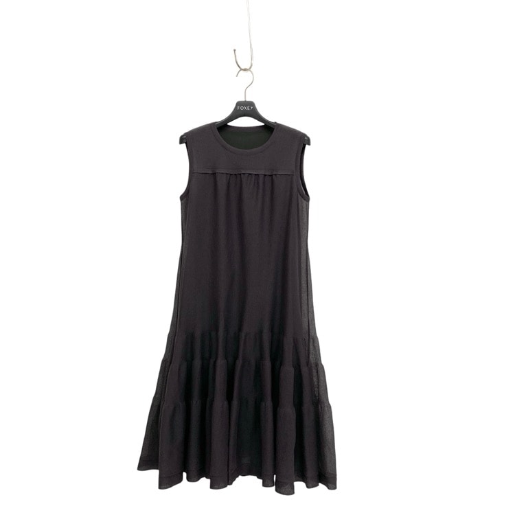 FOXEY フォクシー コレット ドレス チャコールグレー 40 42704-KSOOO