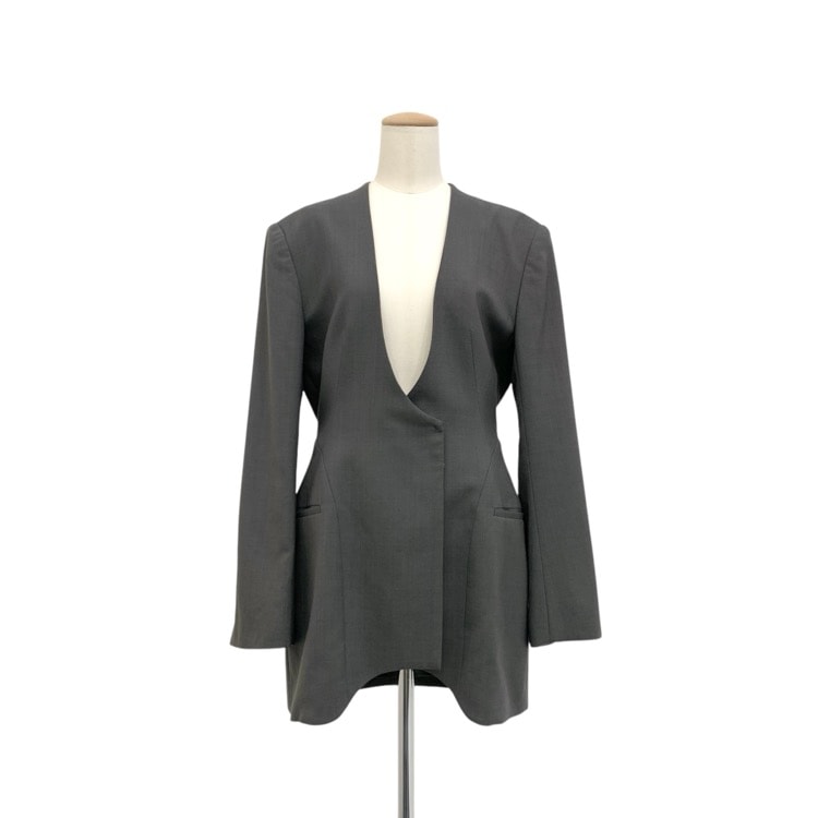 2024AW FETICO フェティコ THETOKYO別注 OPEN BACK TAILORED JACKET オープンバック テーラードジャケット グレージュ 2 FTC242-0220