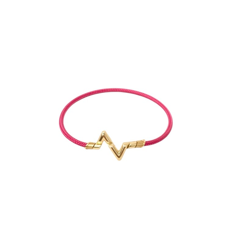 LOUIS VUITTON ルイ・ヴィトン ブレスレット LV ヴォルト アップサイド ダウン PM K18YG×ピンク Q05351