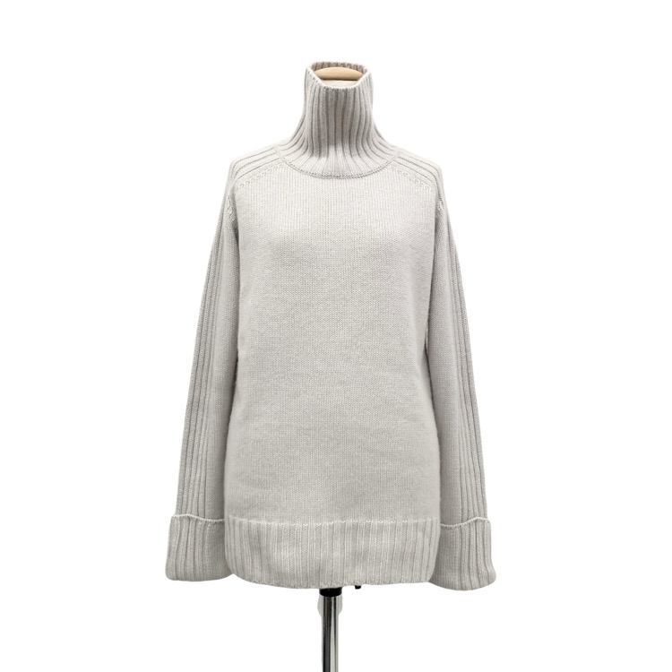 FOXEY フォクシー ニットトップス カシミヤセーター グレー 38 39891-KATFZ