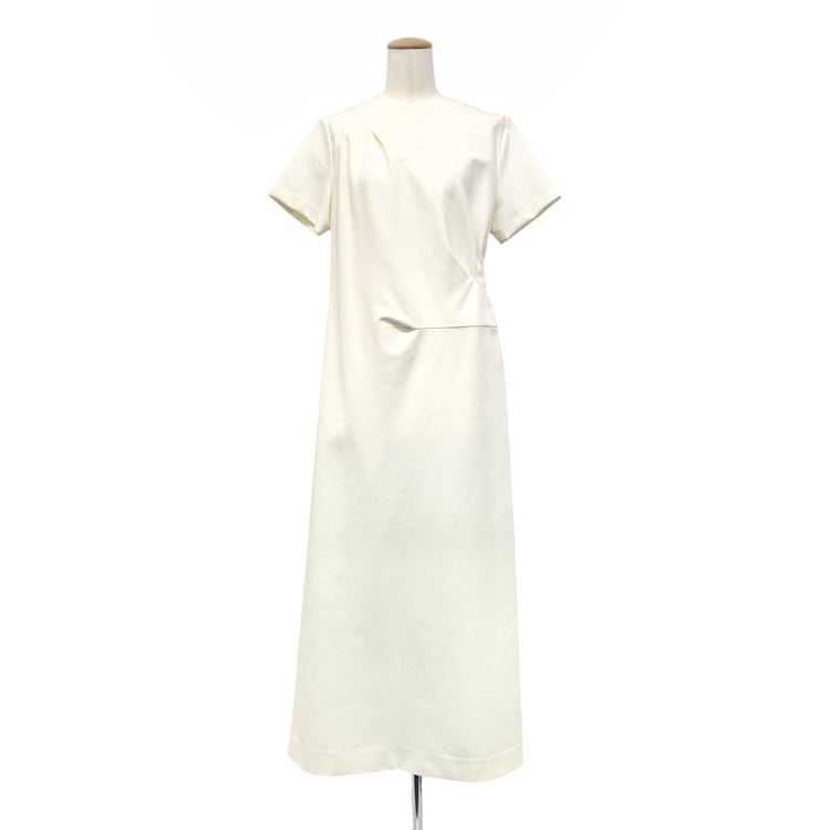 2024SS deres デレス Fabiana draping dress ドレープ マキシワンピース パール 1 DER24SS-DR-001