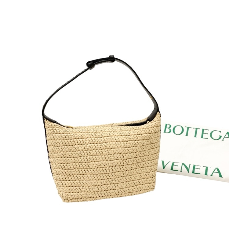 BOTTEGA VENETA ボッテガヴェネタ ウォレス ラフィア イントレチャートハンドル かごバッグ 786975V2P059820