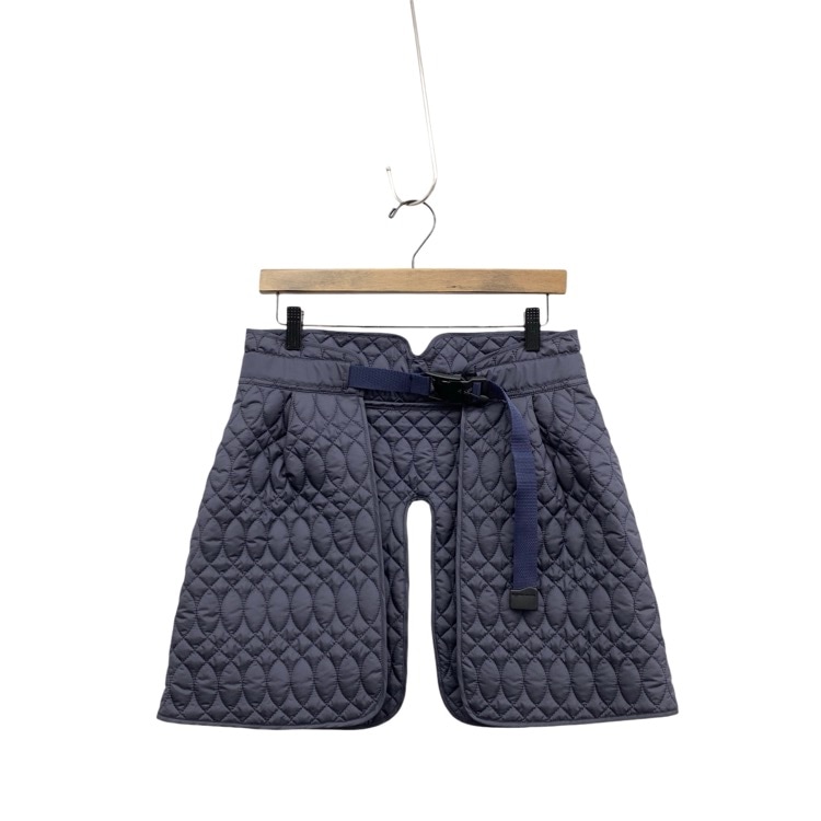 25SS Mame Kurogouchi マメクロゴウチ Cording Embroidery Quilted Wrapped Skirt コード刺繍ラップ スカート キルトエプロン MM25SS-AC012