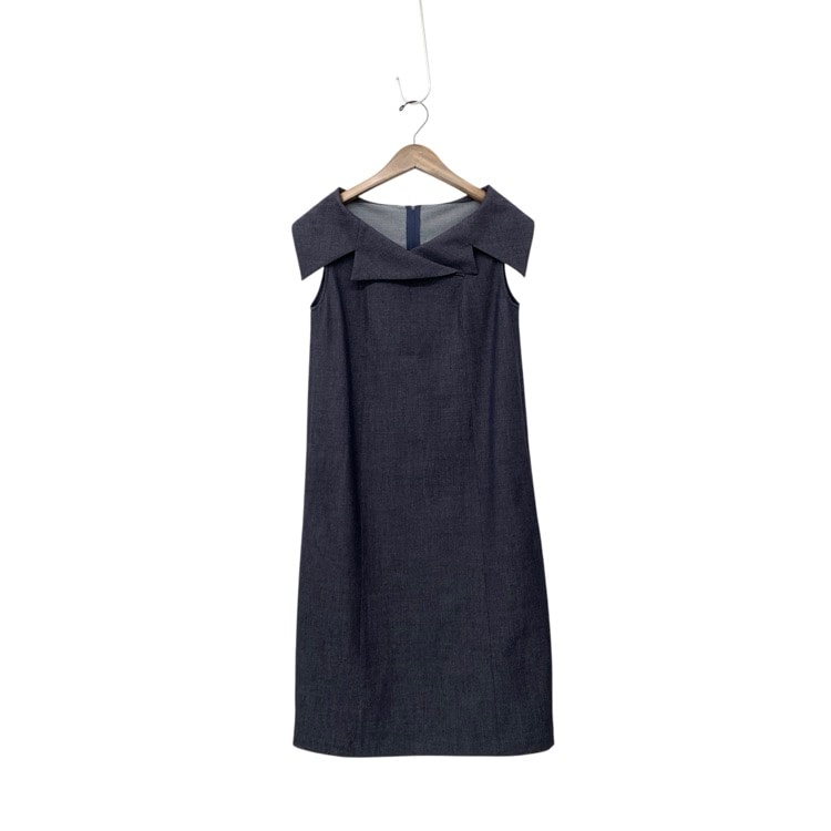 2025SS DAISY LIN フォクシー  アッパークラスタンク ワンピース インディゴ 38 07386-DLOCF15AI