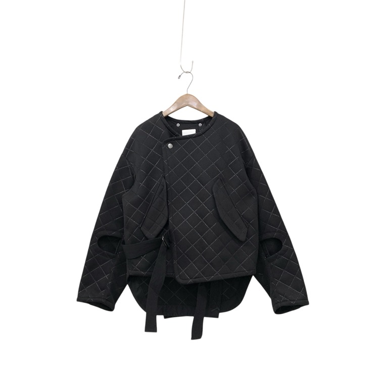 UJOH ウジョー separate blouson セパレートブルゾン キルティングジャケット ブラック 2 U793-Y02-903