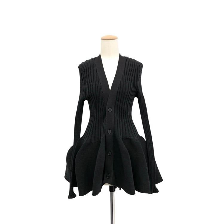 2024AW CFCL シーエフシーエル POTTERY GLITTER CARDIGAN ポッタリーグリッターカーディガン ブラック 3 CF008KE054