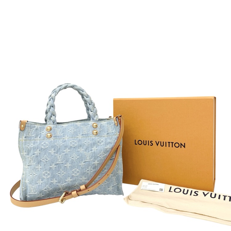 LOUIS VUITTON ルイ・ヴィトン レットゴー デニム 2wayトートバッグ M24897