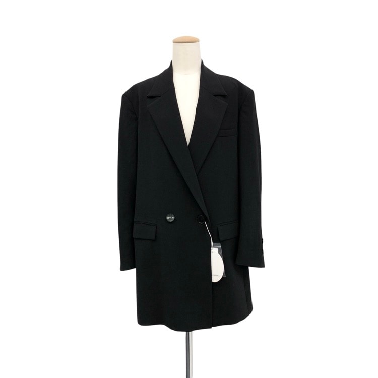 未使用品 FUMIE=TANAKA フミエタナカ W tailor JK ダブルテイラー ジャケット ブラック 1 F23S-04