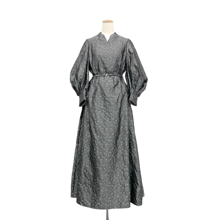 Mame Kurogouchi マメクロゴウチ Osmanthus Motif Jacquard Dress 金木犀ワンピース 1 MM21FW-DR037