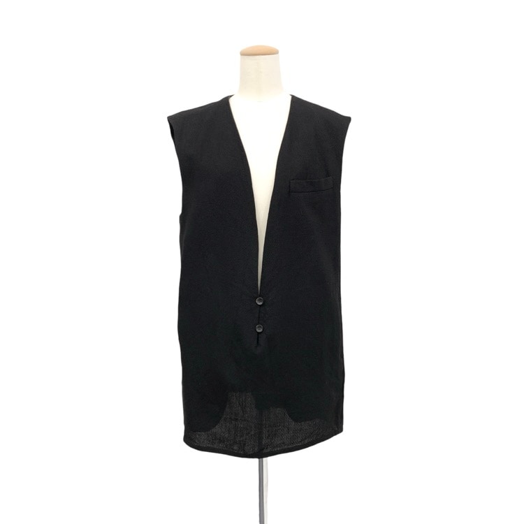 PHOTOCOPIEU フォトコピュー VALENTINE ジレ ベスト ブラック TU 221VLT