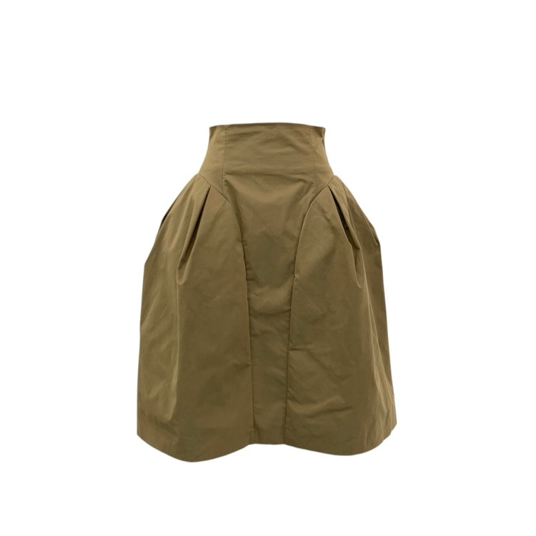 beautiful people ビューティフルピープル pe.twill tucked skirt 切り替えタック スカート 36 1620107003