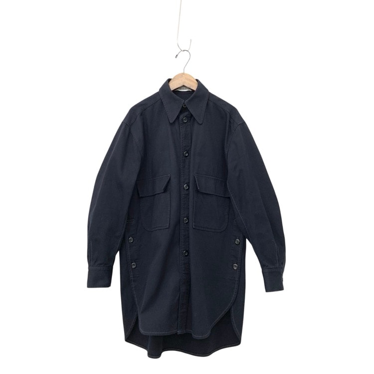 UJOH ウジョー ダブルポケットワーク シャツ ネイビー 2 U783-Y01-001