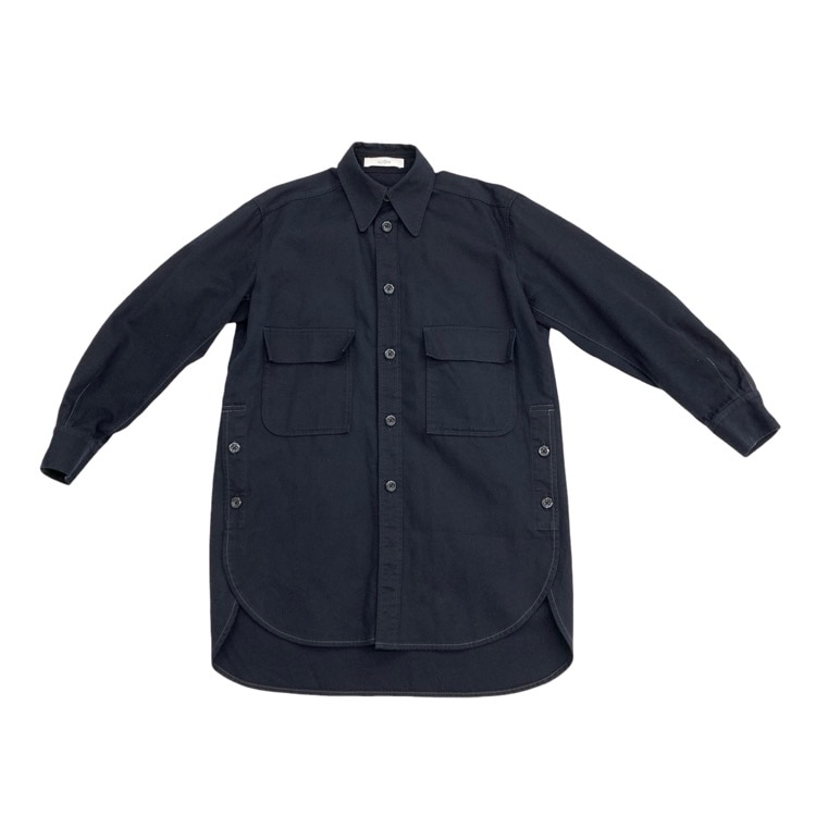UJOH ウジョー ダブルポケットワーク シャツ ネイビー 2 U783-Y01-001