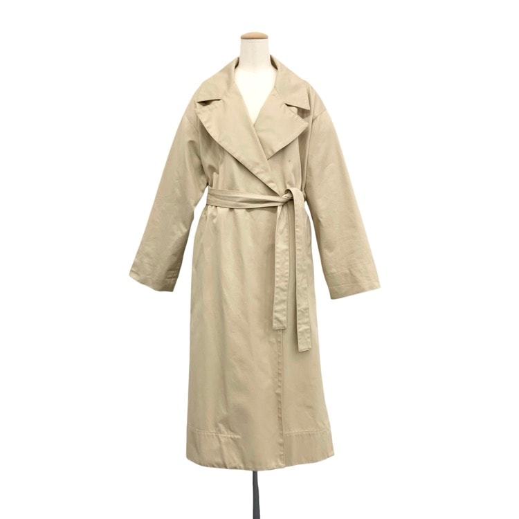 HARUNOBUMURATA ハルノブムラタ オーバーサイズトレンチ コート ベージュ 38 HM20S103-ANT06