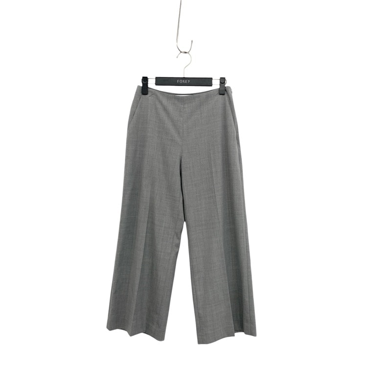 FOXEY NEWYORK フォクシー ワイドパンツ グレー 38 41073-NAPOA