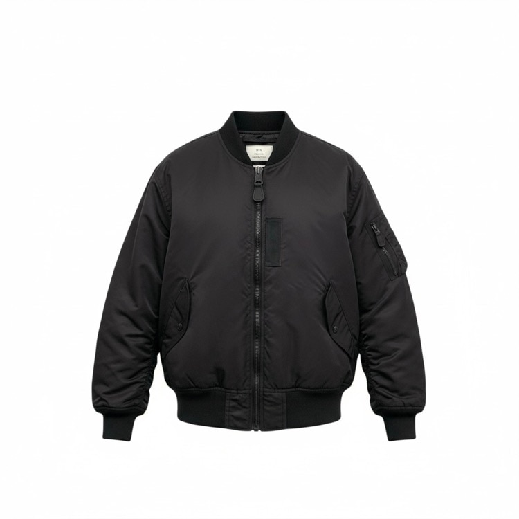 HYKE ハイク TYPE L-2A JACKET ミリタリーブルゾン ブラック 1 231-17373