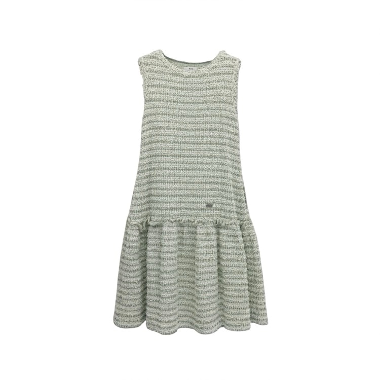 Rene ルネ リボン ツイード ドレス ワンピース ミント グリーン 36 6212330