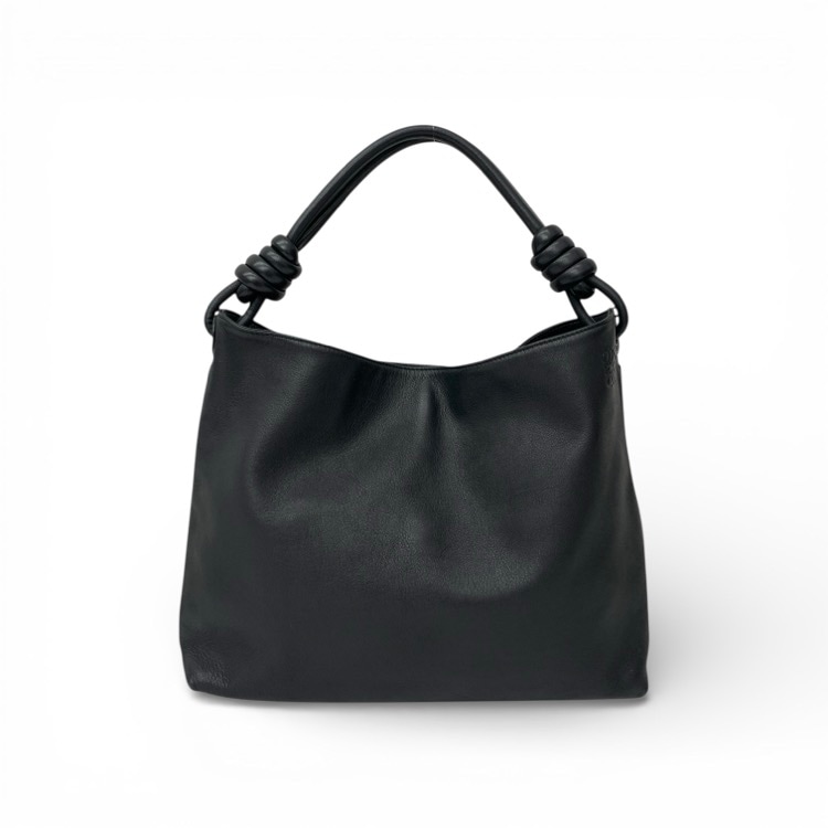 LOEWE ロエベ フラメンコノットホーボー ショルダー トートバッグ ブラック