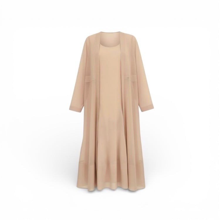 FOXEY フォクシー Airy Knit ワンピース 45164/Lana カーディガン アンティークピンク 38 44370