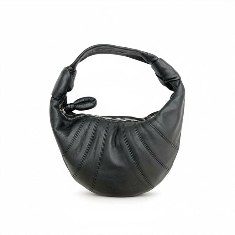 LEMAIRE ルメール MINI FORTUNE CROISSANT BAG ミニフォーチュンクロワッサンバッグ ブラック OS BG0125 LL095