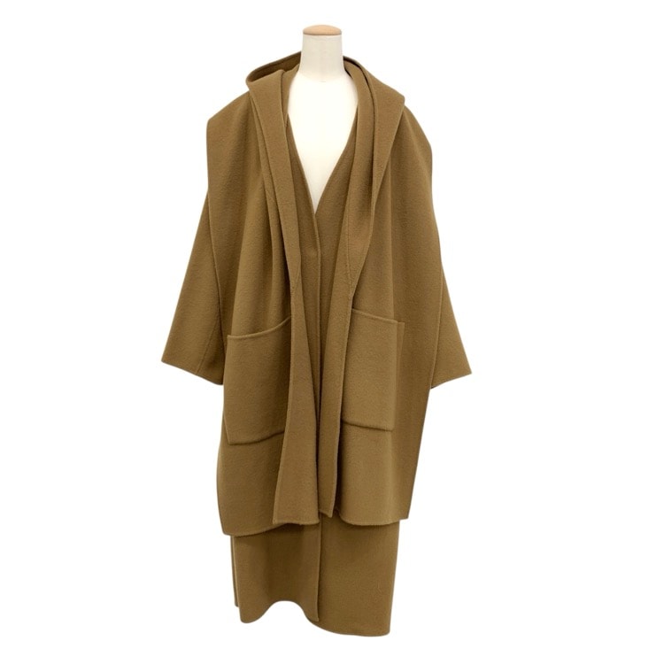 ETRE TOKYO エトレトウキョウ フーディーストールリバーコート ベージュ M 1221500045-0